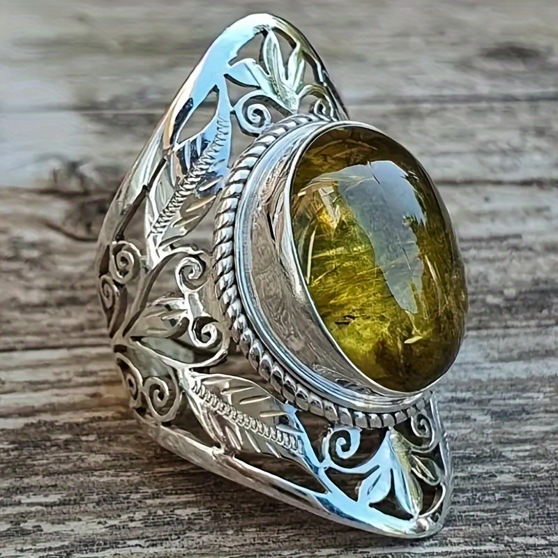 Fashionable Creative Niche Hollow Bohemian Style Engagement Ring